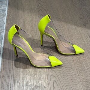 Schutz Neon Yellow Women's Heels